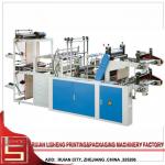 Two - layer Rolling Automatic Bag Making Machine For Vest / Flat Bags for sale