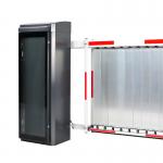 AC 220V 110V Advertising Boom Barrier Gate DC 24V For Parking System Community for sale
