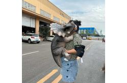 China Realistic Dinosaur Hand Puppet Customized for Dino Theme Park supplier