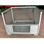 Powder Coated Wire Mesh Pallet Cage For Logistics / Distribution Center
