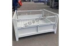 China Customized Padlock Locking System Collapsible Stillage Cage For Logistics supplier