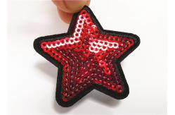 China Laser Cut Border Sequin Patches For Clothes Eco Friendly Recycled Material supplier