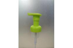 China Matt Effect 30mm Foam Pump Bottle Head With Clear Overcap High Flexibility supplier