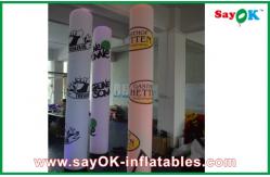 China 2m Party Advertsing Inflatable LED Column Pillar Inflatable Lighting Decoration supplier