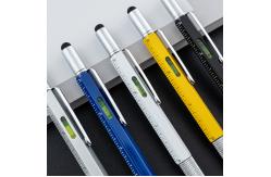 China Multifunctional Metal Creative Ballpoint Pen Ruler Screwdriver Touch Screen Gradienter supplier
