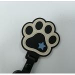 Badge Silicone Customized 3D Rubber Patches Heat Transfer For Garment for sale