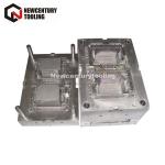 Customized Injection Mold Manufacturing Rectangular / Square Plastic Storage Box Mould