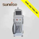 Multifunction tattoo removal e-light ( rf + ipl ) skin tag removal machine for sale
