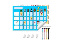 China A3 Preschool Reward Chart Printable Magnetic Behavior Chart 0.8mm Thickness supplier