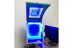 China CE Approved Curvy AED Wall Defibrillator Cabinet With LED Strip Ilumination supplier