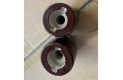 China IEC Standard OEM Porcelain Transformer Bushing Brown Glazed 200A supplier