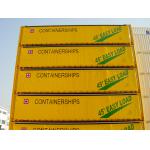 Pallet Wide 45ft Curtain Side Shipping Container Easy Loading Unloading