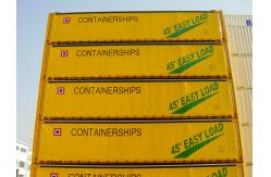 China Pallet Wide 45ft Curtain Side Shipping Container Easy Loading Unloading supplier