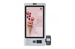 China Capacitive Touch Screen Restaurant Ordering Kiosk Machine Self Service Payment supplier