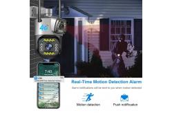 China 4G PTZ WIFI Security Ip Camera Outdoor Dual Lens Network supplier