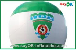 China White And Green Large Inflatable Balloon , Inflatable Advertising balloon supplier
