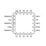 Integrated Circuit Chip 9-Bit Switchable SCSI Passive Bus Terminator  MCCS146818BFN MOTOROLA PLCC28  for sale