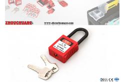 China 38mm Nylon Shackle Xenoy Safety Lockout Padlocks with Master Key supplier