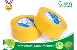 China Pressure Senditive Coloured Packaging Tape 11 mm - 288 mm Yellow Bopp Packing Tape supplier