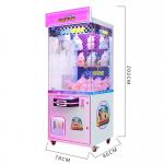 Automatic Clip Gift Game Machine Metal Acrylic Plastic Coin Operated Toy Crane Claw for sale