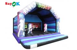 China PVC Tarpualin Dj Inflatable Disco Dome Bouncer For backyard supplier