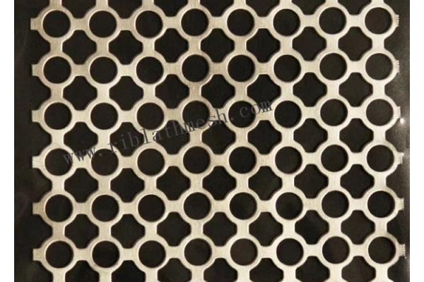 Round Hole 1m Width 2m Length Perforated Steel Mesh