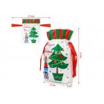 Christmas Present Wrapping CPE PE Plastic Drawstring Bags