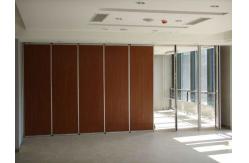 China Melamine Finished Sliding Partition Walls Top Hanging System For Classroom supplier