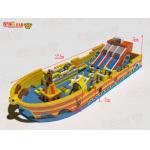 Pirate Ship Inflatable Blow Up Bouncy Castle With Big Slides