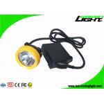 Cree Source LED Mining Light IP68 10000lux 6.6Ah Battery With Silicon Button for sale