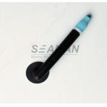 PVC / TPU Air Blow Mouth Oral Tube With Swivel Valve For Swim Safety Buoy Bag for sale
