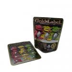 Custom Mylar weed Bags Digitally Printed Odor Resistant With Zipper for sale