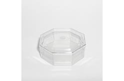 China Plastic PET Food Grade Container Packaging Boxes With Lid supplier
