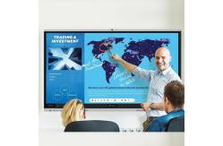 China Ultra Hd Digital Touch Whiteboard , Electronic Whiteboard For Teaching Wireless supplier