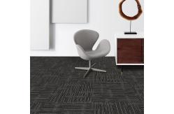 China Anti Static Nylon Carpet Tiles 50x50cm High Low Loop Polypropylene Carpet Tiles supplier
