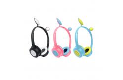 China Cat-Ear Design With Led bluetooth Wireless Headphones For Children supplier