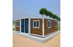 China 2025 Newest Selling Prefab White Expandable Container Homes With Two Bedrooms supplier