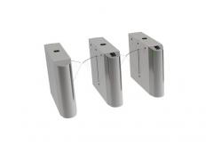 China Brushless Motor RGB LED Indicator Flap Barrier Gate SS304 Cabinet supplier