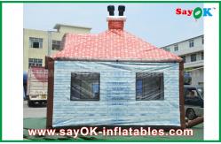 China Customized 5 x 4m PVC Giant Inflatable House Bar Plub With Window / Chimney supplier