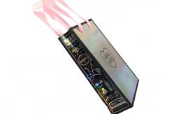 China Bespoke Luxury Hologram Paper Shopping Bags Online With Artwork Printing supplier
