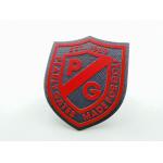 3D Embossed Logos Custom Silicone Heat Transfer Labels For Clothing for sale