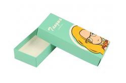 China Custom White Paperboard Boxes With Lid Folding Clothing Packaging Boxes supplier