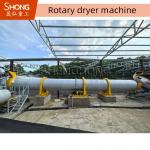 Rotary Drum Dryer with 50-600℃ Temperature Range and 1-50t/h Production Capacity Including Fan Blower for sale