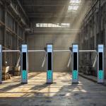 China Zento Access Control Face Recognition Tripod Turnstile Gate RS485 Communication Interface for Gym Office manufacturer
