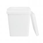Chemical Resistance Yes Square Plastic Pail for IML Printing or Thermal Transfer or Screen Printing for sale