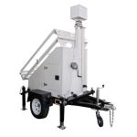 OEM Mobile Solar Power Systems Trailer With 6m Manual Mast High Durability for sale