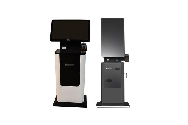 Touchscreen Self Service Kiosk with Barcode Scanner and Encryption Security