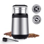 SS304 Spice Grinder Machine Automatic Coffee Grinder And Maker With 2 Removable Bowls for sale