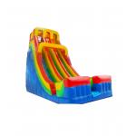 Outdoor Large Inflatable Double Lane Slip And Slide For Rentals for sale