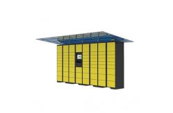 China Barcode Password Computer CRS Luggage Lockers Safe With Multi Language Ui supplier